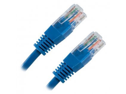 XtendLan Patch kabel Cat 6 UTP 1m - modrý