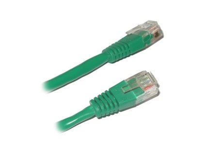 XtendLan Patch kabel Cat 6 UTP 1m - zelený