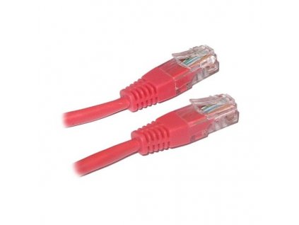 XtendLan Patch kabel Cat 6 UTP 1m - červený