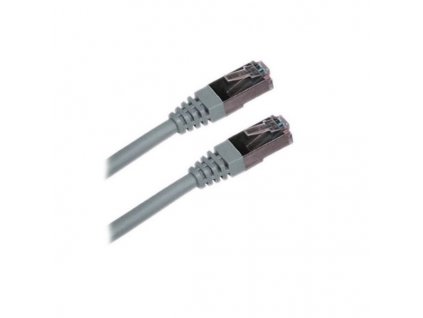 XtendLan Patch kabel Cat 6A SFTP LSFRZH 0,5m - šedý