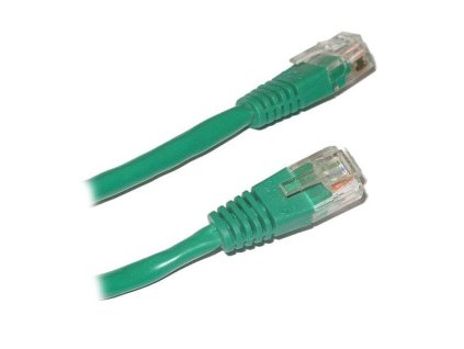 XtendLan Patch kabel Cat 5e UTP 0,5m - zelený