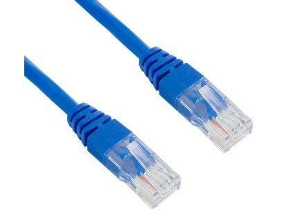XtendLan Patch kabel Cat 5e UTP 5m - modrý