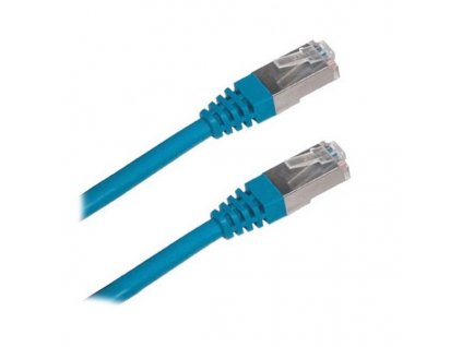 XtendLan Patch kabel Cat 5e FTP 0,5m - modrý