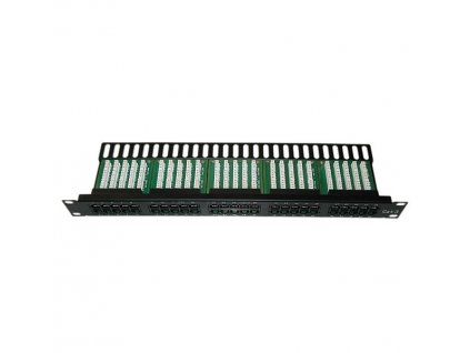 XtendLan Patch panel 19", 50 portů, CAT3, 1U