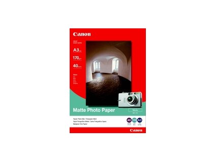 Canon fotopapír MP-101 - A3 - 170g/m2 - 40 listů - matný