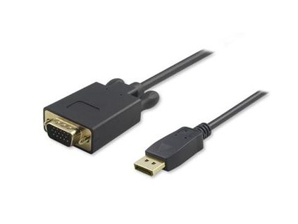 PremiumCord DisplayPort na VGA kabel 2m M/M