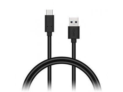 CONNECT IT Wirez USB C (Type C) - USB, tok proudu až 3A !,černý, 2 m