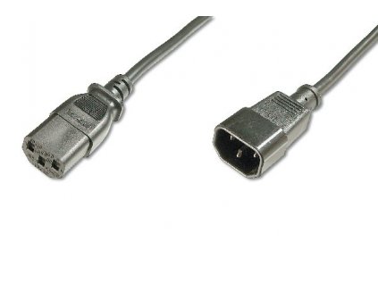 Digitus Prodlužovací napájecí kabel, C14 - C13 M / F, 1,2 m, H05VV-F3G 0,75qmm, bl