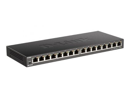 D-Link DGS-1016S 16-Port 10/100/1000Mbps Unmanaged Gigabit Ethernet Switch