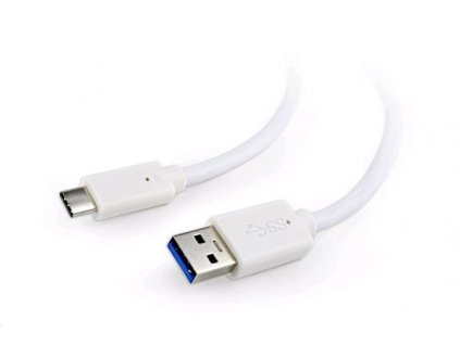 CABLEXPERT Kabel USB 3.0 AM na Type-C kabel (AM/CM), 1,8m, bílý