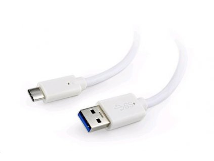 GEMBIRD CABLEXPERT Kabel USB 3.0 AM na Type-C kabel (AM/CM), 1,8m, bílý