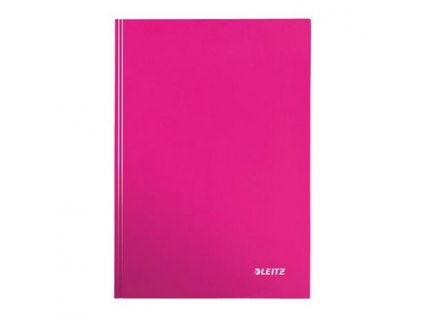 LEITZ Zápisník WOW, A4, linka, růžový