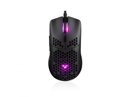 Modecom VOLCANO SHINOBI 3327 herní drátová optická myš, 6 tlačítek, 6200 DPI, RGB LED podsvícení, USB, černá