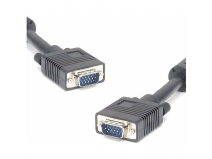 PremiumCord Kabel k monitoru HQ (Coax) 2x ferrit,SVGA 15p, DDC2,3xCoax+8žil, 10m