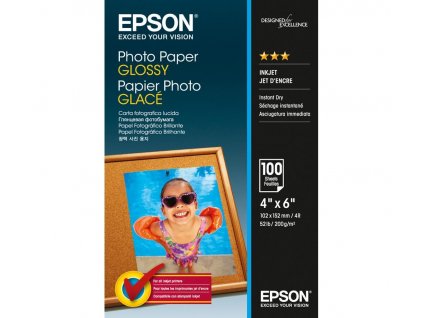 EPSON fotopapír C13S042548/ 10x15cm/ lesklý/ 100ks