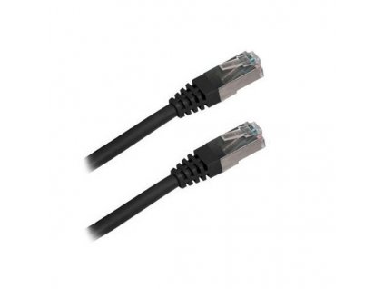 XtendLan Patch kabel Cat 5e FTP 0,5m - černý