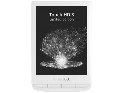 POCKETBOOK e-book reader 632 Touch HD 3 Limited edition/ 16GB/ 6"/ Wi-Fi/ micro USB/ čeština/ Pearl White