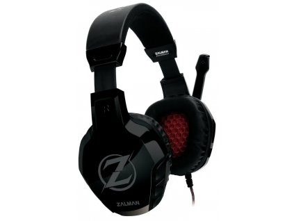 Zalman headset ZM-HPS300 / herní / náhlavní / drátový / 50mm měniče / 2x 3,5mm jack