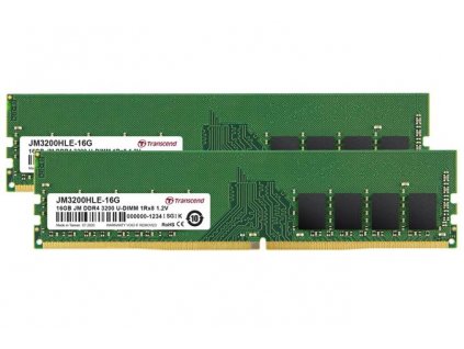 Transcend paměť 32GB DDR4 3200 U-DIMM (JetRam) KIT (2x16GB) 1Rx8 CL22