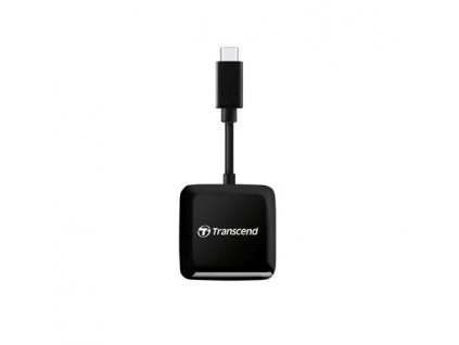 Transcend RDC3 USB-C (3.2 Gen 1) čtečka paměťových karet SDHC/SDXC (UHS-I)/microSDHC/microSDXC (UHS-I), černá