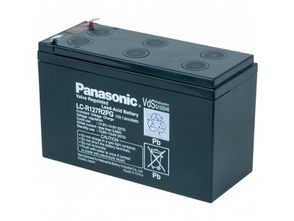 Panasonic olověná baterie LC-R127R2PG 12V 7,2Ah F1