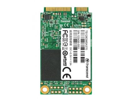 TRANSCEND MSA370 128GB SSD disk mSATA, SATA III (MLC)