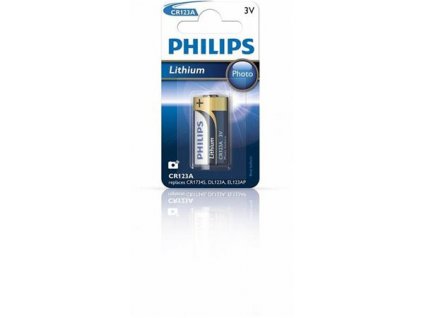 Philips baterie CR123A - 1ks