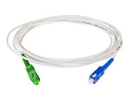 OPTIX SC/APC-SC FLEXI optický patch cord G.657B3 2mm 2m bílý simplex