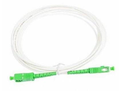 OPTIX SC/APC-SC/APC FLEXI optický patch cord G.657B3 2mm 1m bílý simplex