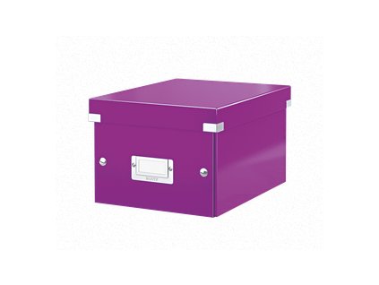 LEITZ Univerzální krabice Click&Store, velikost S (A5), purpurová