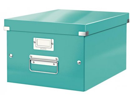 LEITZ Univerzální krabice Click&Store, velikost M (A4), ledově modrá