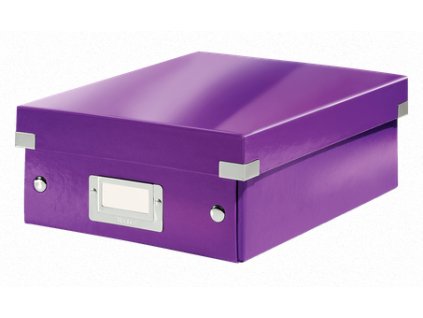 LEITZ Organizační box Click&Store, velikost S, purpurová