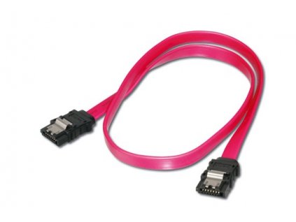 Digitus SATA II/III připojovací kabel, UL 21149, 0,3m kovová západka