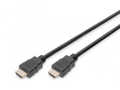 Digitus Připojovací kabel HDMI High Speed, typ A M/M, 10,0 m, Full HD 60p, zlatý, bl
