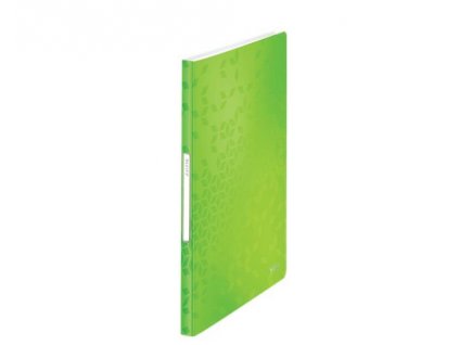 Katalogová kniha Leitz WOW 20 kapes, zelená