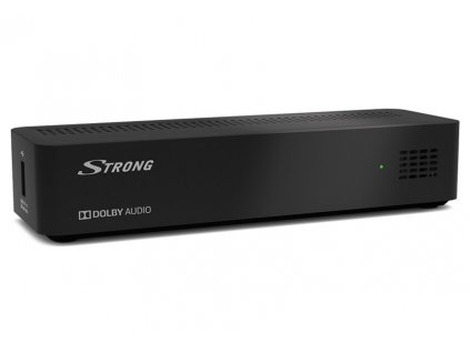 STRONG DVB-T/T2 set-top-box SRT 8213/ bez displeje/ Full HD/ H.265/HEVC/ PVR/ EPG/ USB/ HDMI/ LAN/ SCART/ černý