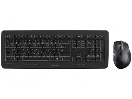 CHERRY set klávesnice + myš DW 5100/ bezdrátový/ USB/ černý/ CZ+SK layout