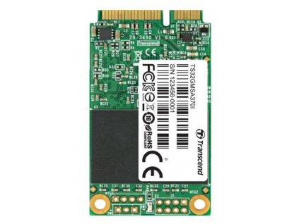 TRANSCEND MSA370 32GB Industrial SSD disk mSATA, SATA III (MLC)