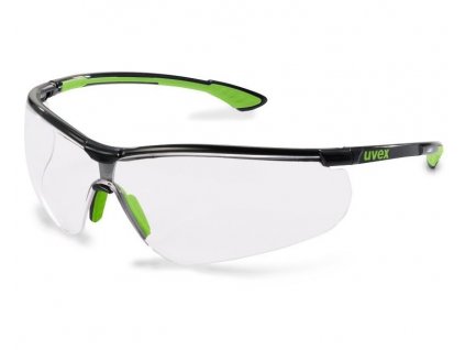 UVEX Brýle straničkové Sportstyle, PC čirý/2C-1,2; sv. excellence / lehké / sportovní design / barva černá, limetková