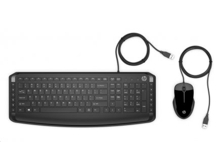 HP Wired Keyboard & Mouse 200 CZ/SK - KLÁVESNICE a MYŠ