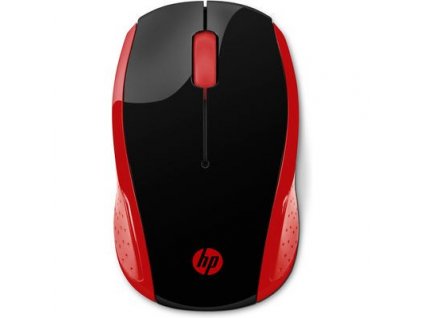 HP 200 Emprs Red Wireless Mouse - MOUSE