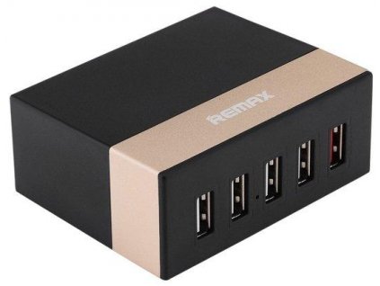 REMAX nabíječka na USB RU-U1 / Bussines / výstup 5x USB