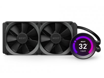 NZXT vodní chladič Kraken Z53 / 2x 120mm fan / LGA 2066/2011(-3)/1366/1156/1155/1151/1150/AM4/ 2,36" displej / 6 let