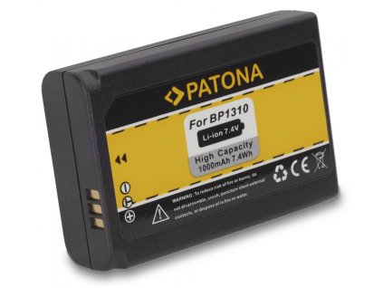 PATONA baterie pro foto Samsung BP-1310 1000mAh