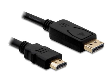 Delock kabel DisplayPort samec na HDMI samec, délka 1m