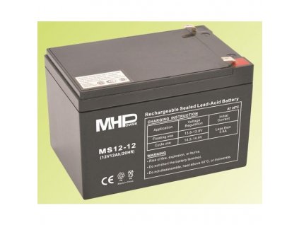 Pb akumulátor MHPower VRLA AGM 12V/12Ah (MS12-12)