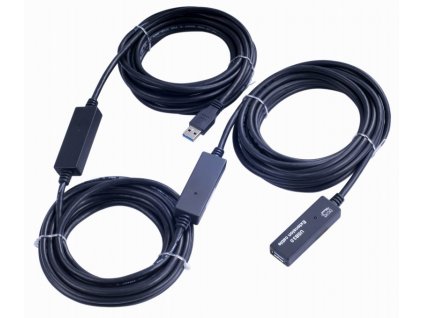 PremiumCord USB 3.0 repeater a prodluž. kabel 15m