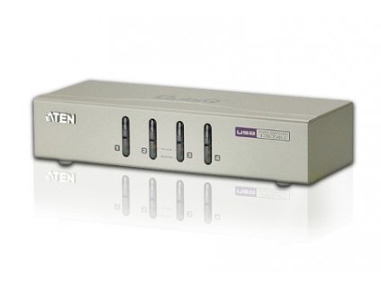 ATEN KVM switch CS-74U USB 4PC audio , včetně kabelů 1.2m