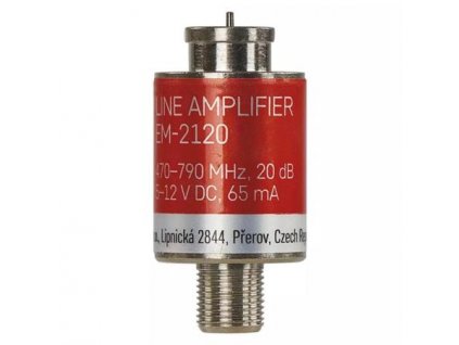 Emos AMP-20, zesilovač DVB-T2/T, 20 dB