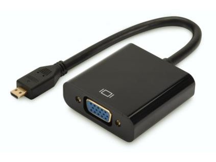 Digitus HDMI D ( Micro-HDMI ) na VGA Převodník, audio